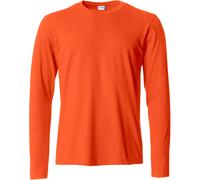 CLIQUE Basic Langarmshirt Herren 18 - orange 3XL