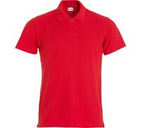Clique Basic Polo S/S Junior - Kinder & Jugendliche Poloshirt 190 g/m² - Red / 100