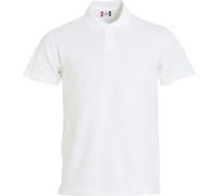 Clique Basic Polo S/S Junior - Kinder & Jugendliche Poloshirt 190 g/m² - White / 120