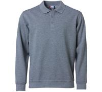 CLIQUE Basic Polo Sweatshirt Herren 95 - grau meliert 3XL