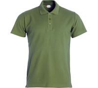 Clique Basic Poloshirt Herren Militärgrün S