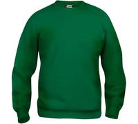 CLIQUE Basic Roundneck Sweatshirt 68 - flaschengrün XXL