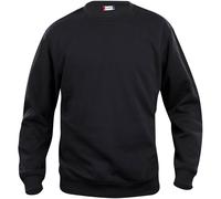 Clique Sweatshirt New Wave Basic Roundneck – Langarm, Polyester, schwarz, Herren 2XL