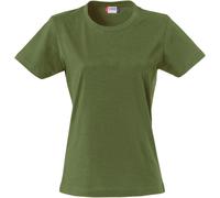 CLIQUE Basic T-Shirt Damen 71 - army grün S