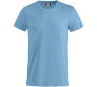 Clique Basic-T - Baumwoll-T-Shirt für Alltag und Teamwear - Light Blue / XS
