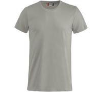 Clique Basic-T - Baumwoll-T-Shirt für Alltag und Teamwear - Silver / L