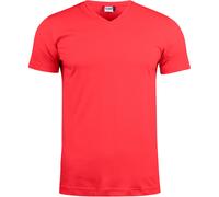 CLIQUE Basic V-Neck T-Shirt Herren 35 - rot XXL