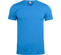 CLIQUE Basic V-Neck T-Shirt Herren 55 - royalblau XL