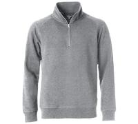 CLIQUE Classic 1/2-Zip Sweatshirt 95 - grau meliert 4XL