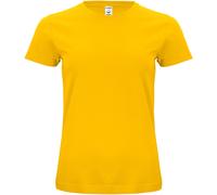 CLIQUE Classic Bio-Baumwoll T-Shirt Damen 10 - lemon XXL