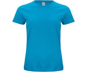 CLIQUE Classic Bio-Baumwoll T-Shirt Damen 54 - türkis S