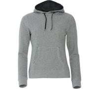 CLIQUE Classic Hoodie Damen 95 - grau meliert S