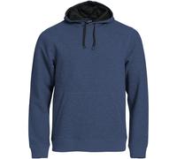 CLIQUE Classic Hoodie Herren 565 - blau meliert XXL