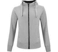 CLIQUE Classic Kapuzenjacke Damen 95 - grau meliert XS