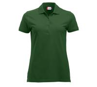 Clique Classic Marion S/S - Damen Piqué-Poloshirt - Bottle Green / M