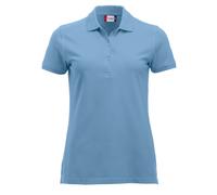 CliQue Damen Regular Fit Poloshirt,Blue (Light Blue), 42 EU (Herstellergröße:X-Large)