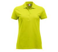 Clique Damen Poloshirt Regular Fit Visibility Green Größe 34 (Herstellergröße X-Small)