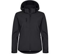CLIQUE Classic Softshelljacke mit Kapuze Damen 99 - schwarz M