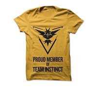 Clique Clothing Proud Member of Team Instinct AoY T-Shirt (Yellow, S)