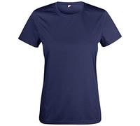 Clique Damen Basic Active-t T-Shirt, Dunkle Marine, X-Small
