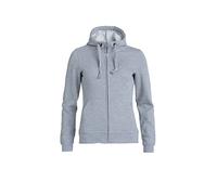 CLIQUE Basic Kapuzenjacke Damen 95 - grau meliert XL
