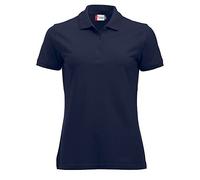 CliQue Damen Manhattan Polohemd, Blau (Dunkles Marineblau), Small