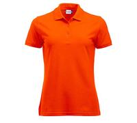 CliQue Damen Manhattan Polohemd, Orange (Sichtbarkeit Orange), M