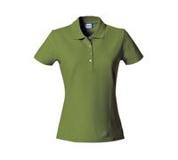 CLIQUE - Damen-Poloshirt aus Mischgewebe, Grün (Army Green), Groß