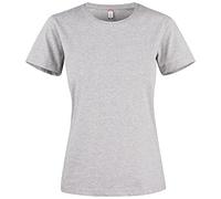 CLIQUE Premium Fashion T-Shirt Damen 95 - grau meliert XL