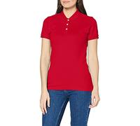 CliQue Damen Premium Polo Shirt Polohemd, rot, X-Large