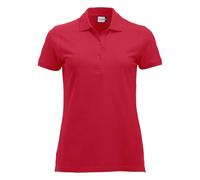 CliQue Damen Regular Fit Poloshirt,rot, 44 EU (Herstellergröße:XX-Large)