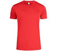 Clique Herren Basic Active Tee T-Shirt, Rot, Large