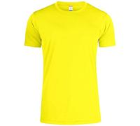 Clique Herren Basic Active Tee T-Shirt, Sichtbarkeit Gelb, X-Small