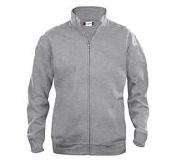 CLIQUE Basic Sweatjacke Herren 95 - grau meliert XL