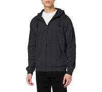 CliQue Herren Basic Full Zip Hoody Kapuzenpullover, Blickdicht, Grün (Anthrazit Melange), XXL