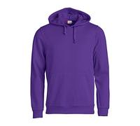 Clique Herren Basic Hoodie – blickdicht – Violett (helles Lila) – Größe M