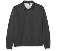 CliQue Herren Basic Polo Sweater Sweatshirt, Grau (Anthrazit), XXL