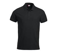 Clique Poloshirt Classic Lincoln S/S Herren Schwarz 4XL