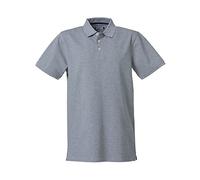 CliQue Herren Heavy Premium Polo Poloshirt, Grau (Grey Melange 95.0), XXXL