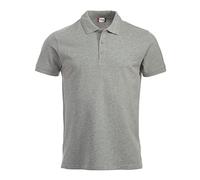 CLIQUE Manhattan Poloshirt Herren 95 - grau meliert 5XL