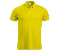 CliQue Herren Manhattan Poloshirt, Gelb (Visibility Yellow 11), L