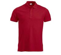 CliQue Herren Manhattan Poloshirt, rot, L