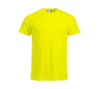 CliQue Herren New Classic T-Shirt, Gelb (Visibility Yellow), XS