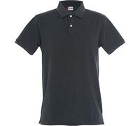 CliQue Herren Premium Polo Shirt Poloshirt, Grau (Grey Melange 95), L