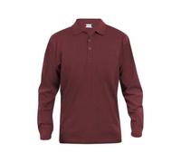 CliQue Herren Regular Fit Poloshirt Gr. M, Rot (Burgunderrot)