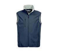 CLIQUE Herren Softshell Vest Gilet Outdoor Weste, Blau (Dunkles Marineblau), L