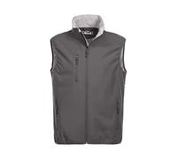 CLIQUE Herren Softshell Weste Weste Outdoor Gr. L, Grau (Pistol)