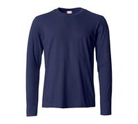 CLIQUE Basic Langarmshirt Herren 580 - dunkelblau 4XL