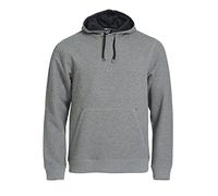 Clique Kapuzensweat Classic Hoody Herren NEU, Wähle Deine Größe:L, Wähle Deine Farbe:grau meliert