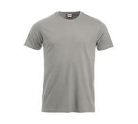 CliQue Herren New Classic T-Shirt, Blickdicht, Grau (Silber), XXL